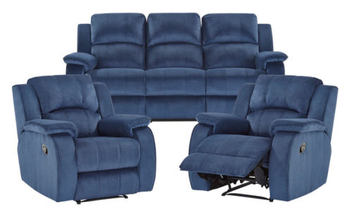 Rent Venice 3 Seat Recline Sofa With 2 Reclining Seats+2 Single Recliners