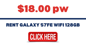 Samsung Galaxy S7FE Wifi 128GB Rental