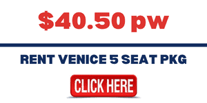 Venice 5 Seater Package Rental