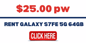 Galaxy S7FE 5G 64gb Wifi Rental