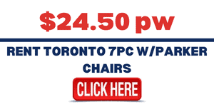 Toronto 7 Piece Parker Rental
